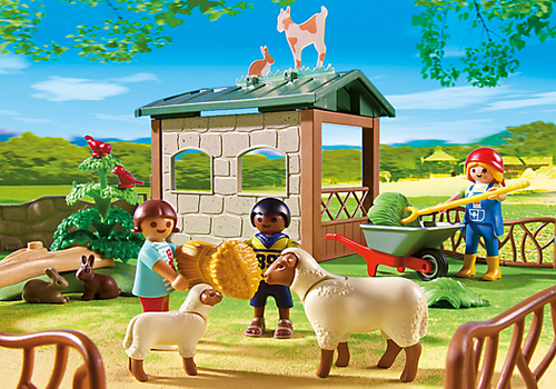 playmobil petting zoo