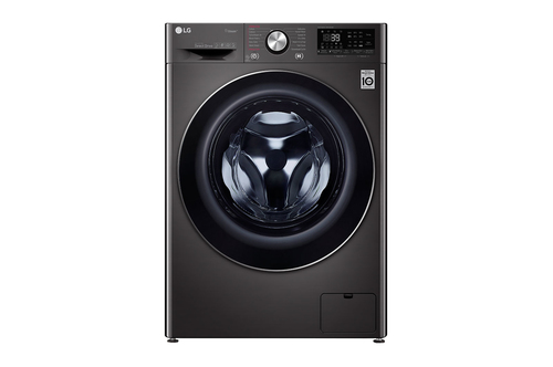 LG F4V9RCP2E washer dryer Freestanding Front-load Black