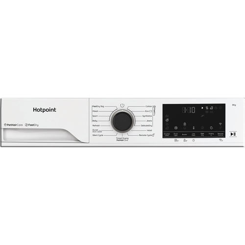 Hotpoint CHD84MWBSUK 8kg Heat Pump Condenser Dryer in White A Rated Ho - image 6