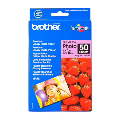 Brother BP61GLP50 fotopaber Sinine, Punane Läige