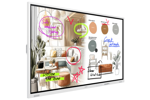 Samsung LH75WMFWLGCXEN Flip Pro Interactive Display WMF-X 4K public display, afbeelding 2