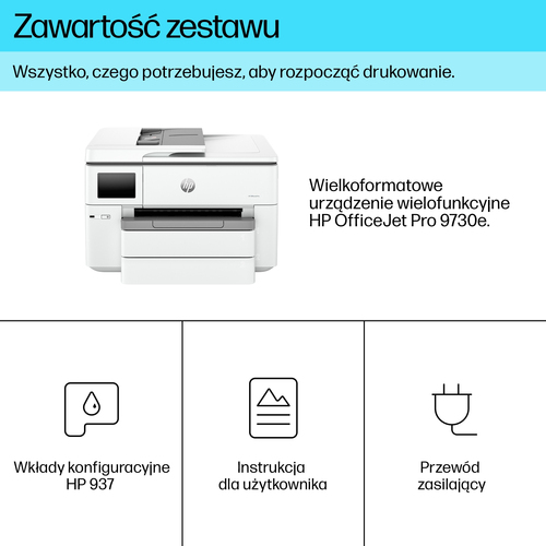 Urządzenie wielofunkcyjne atramentowe HP OfficeJet Pro 9730e 537P6B