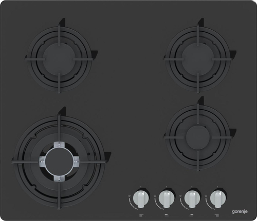 Gorenje GTW64B hob Black Built-in Gas 4 zone(s)