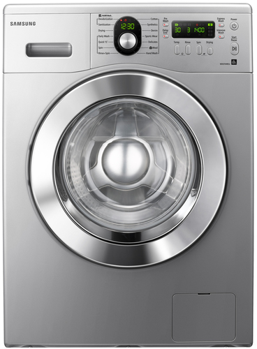 Samsung WD0704REU washer dryer Freestanding Front-load Silver