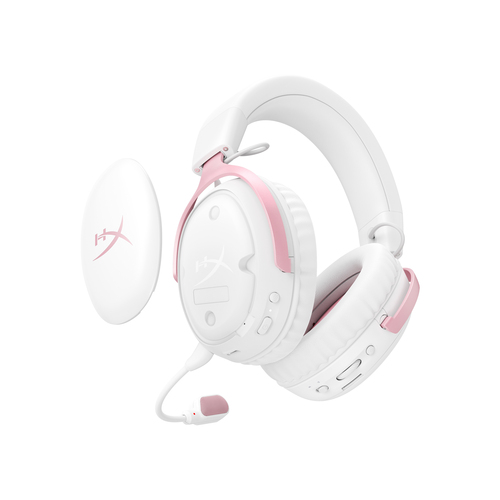 HyperX Cloud III S - Wireless Gaming Headset (White/Pink) – image 2
