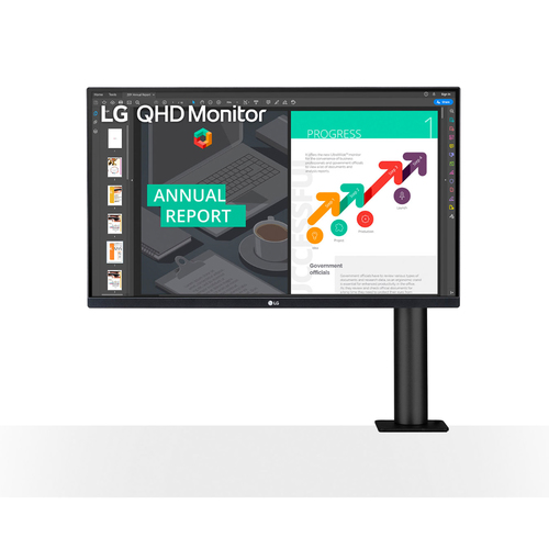 LG 27QN880-B монитор для ПК 68,6 cm (27") 2560 x 1440 пикселей Quad HD ЖК Черный