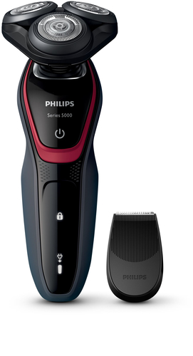 Philips SHAVER Series 5000 S5230/04 men's shaver Rotation shaver Trimmer Black, Grey, Red