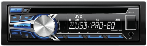 JVC KD-R452E car media receiver Black