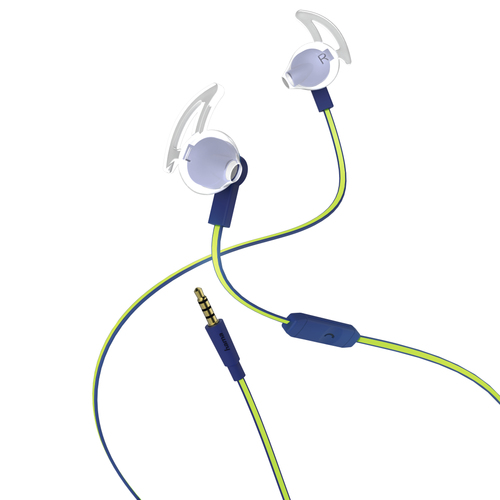Hama 00184095 headphones/headset Wired In-ear Blue, Yellow