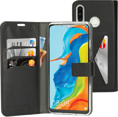 Mobiparts Classic Wallet Case Huawei P30 Lite Black