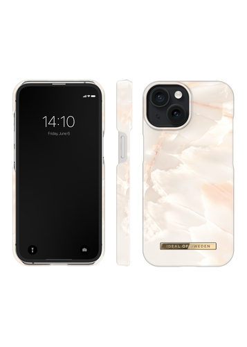 iDeal of Sweden Printed Case iPhone 15 Rose Pearl Marble – image 2