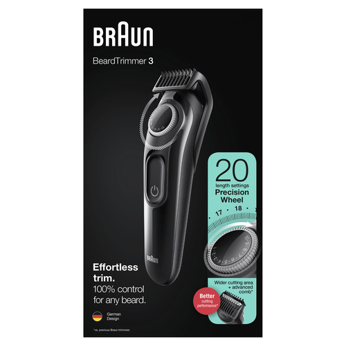 Braun Beard trimmer BT3240 with precision dial, 2 combs and Gillette Fusion5 ProGlide razor – image 5