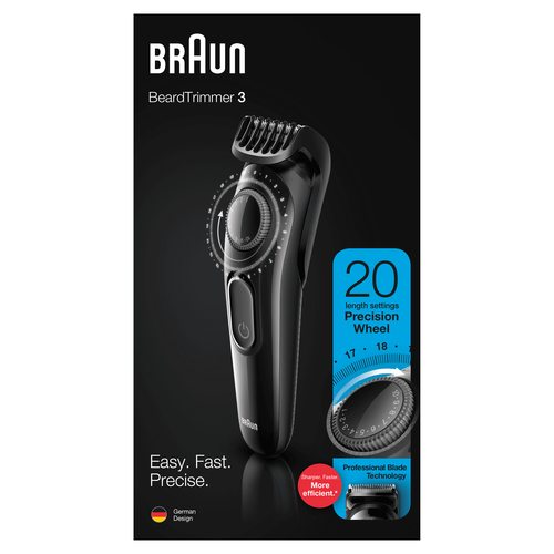 Braun Beard Trimmer BT3222 Men Beard Trimmer & Hair Clipper, 20 Length Settings, Black – image 4