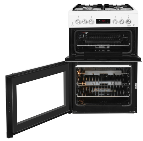 Beko KDG653W 60cm Freestanding Gas Double Oven Cooker – image 2