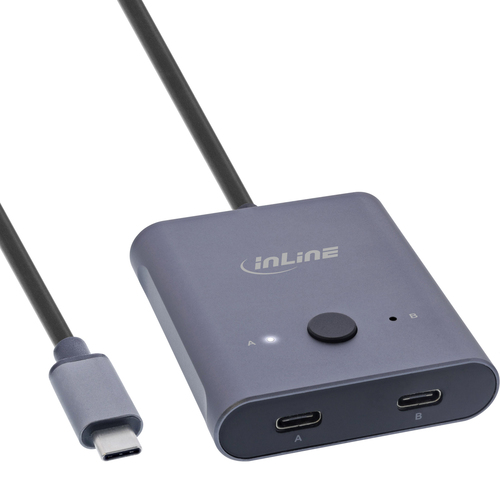 InLine USB-C switch, bidirectional switch