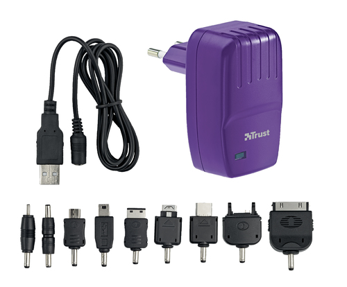 Trust SmartCharge Mobiiltelefon, MP3 Lilla Vahelduvvool Hoonesisene