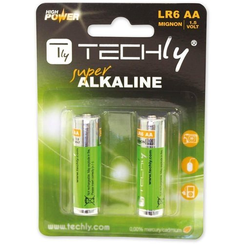 Techly LR06 AA 1.5V Ühekordne patarei Aluseline