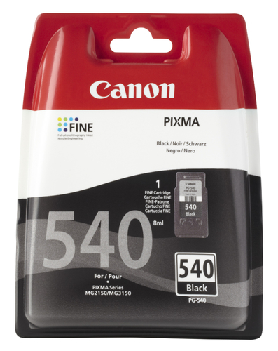 Canon PG-540 cartucho de tinta 1 pieza(s) Original Rendimiento estándar Foto negro