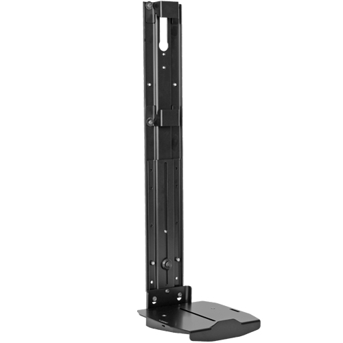 SHELF - BLACK - 8 (203 MM) WIDE SHELF SITS ABOVE OR BELOW DISPLAY TO HOLD AV COM