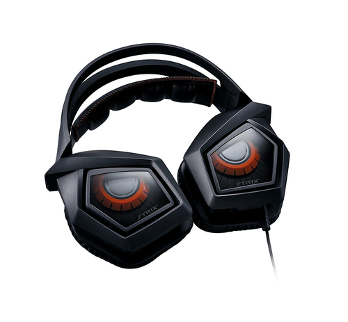 ASUS Strix 2.0 Laisvų rankų įranga Vielinis Su lankeliu Žaidimams Juoda