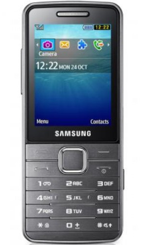 Samsung GT-S5611 6,1 cm (2.4) 91 g Must, Hõbe Vanakooli telefon