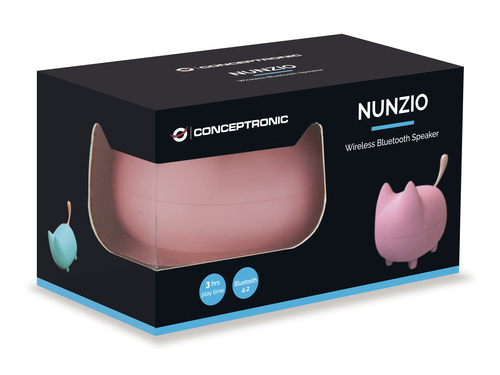 Conceptronic NUNZIO Wireless Bluetooth Speaker, pink – image 3