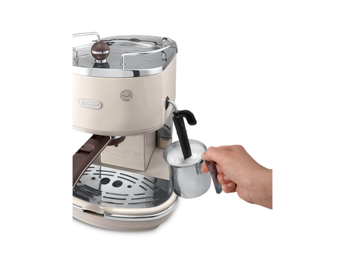 Delonghi Icona Vintage Pump Espresso Coffee Machine Cream - Beige - image 3