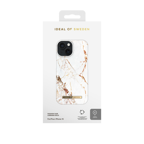 iDeal of Sweden Printed Case MagSafe iPhone 15 Carrara Gold – image 4