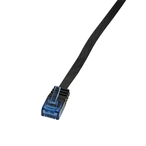 LogiLink SlimLine CAT 6 Ikke afskærmet parsnoet (UTP) 20m Patchkabel Sort