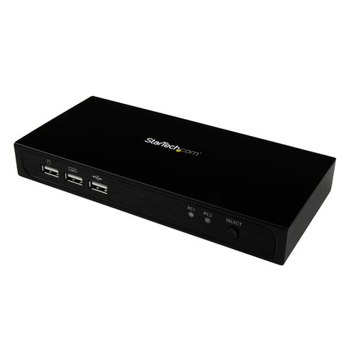 SV231DPU2 StarTech.com Interruptor KVM DisplayPort de 2 puertos - USB 2.0 - 4K 30Hz