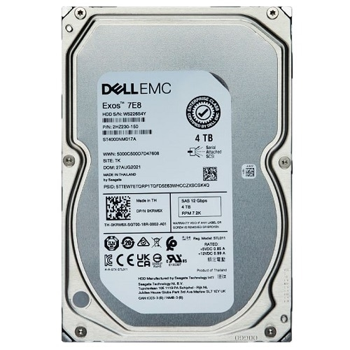 DELL 400-BLES внутренний жесткий диск 4 TB 7000 RPM 3.5" NL-SAS