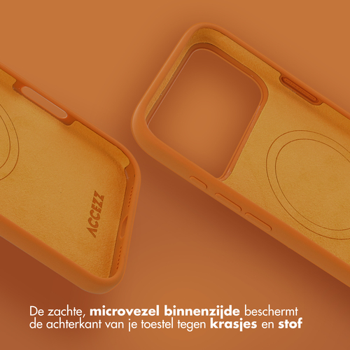 Accezz Liquid Silicone Backcover met MagSafe SH00092170 - Smartphonehoesje, afbeelding 2