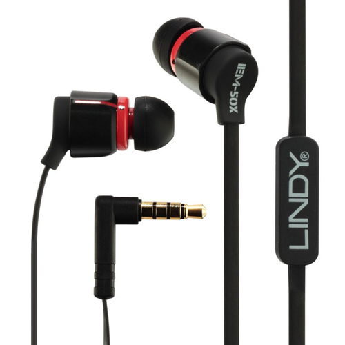 Lindy IEM-50X Laisvų rankų įranga Vielinis Įkišamos į ausį