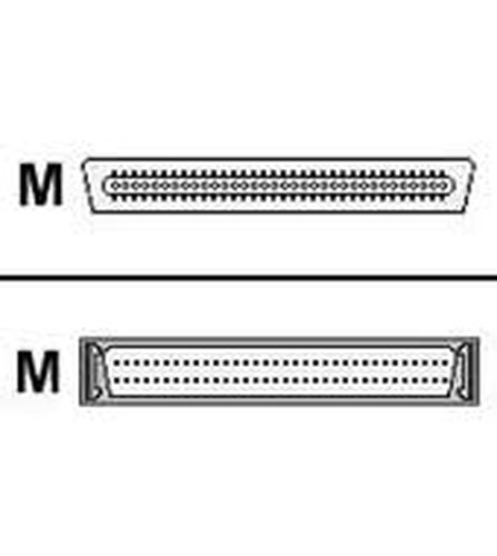 HP 68-pin high density to 68-pin VHD, LVD/SE Ultra2 quality SCSI Adapter for the C7401A