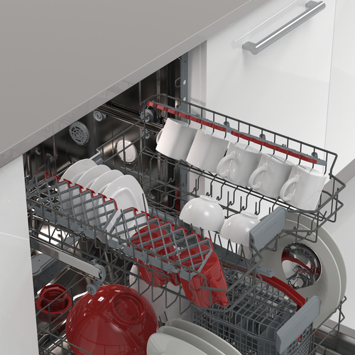 Sharp QW-GX13F47EW-DE dishwasher Semi built-in 13 place settings – image 5