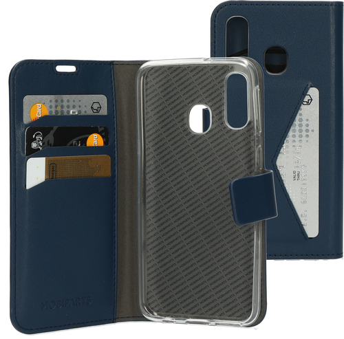 Mobiparts Classic Wallet Case Samsung Galaxy A40 (2019) Blue – image 1