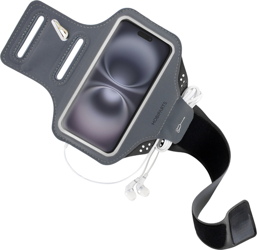 Mobiparts Comfort Fit Sport Armband Apple iPhone 16 Black – image 2