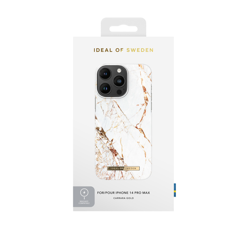 iDeal of Sweden Printed Case MagSafe iPhone 14 Pro Max Carrara Gold – image 4