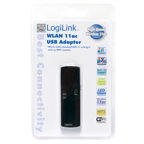 LogiLink WL-Adapter 11ac Draft Dual Band USB Adapter, afbeelding 2