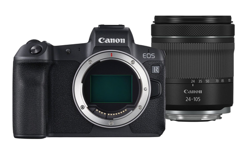 Canon EOS R Body and RF 24-105mm F4-7.1 IS STM Беззеркальный цифровой фотоаппарат со сменными объективами 30,3 MP CMOS Черный