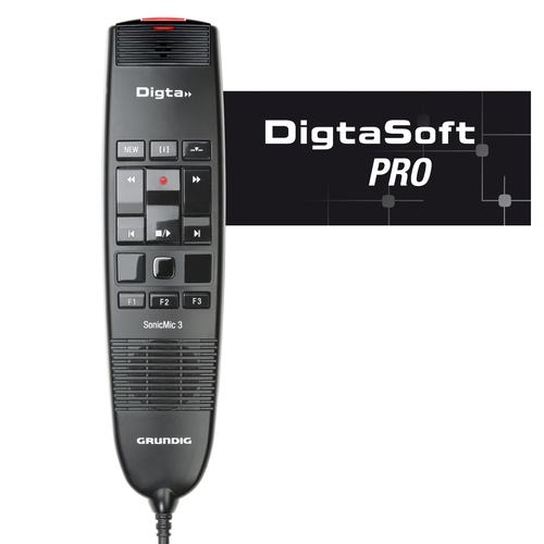 Grundig Digta SonicMic 3 Juoda