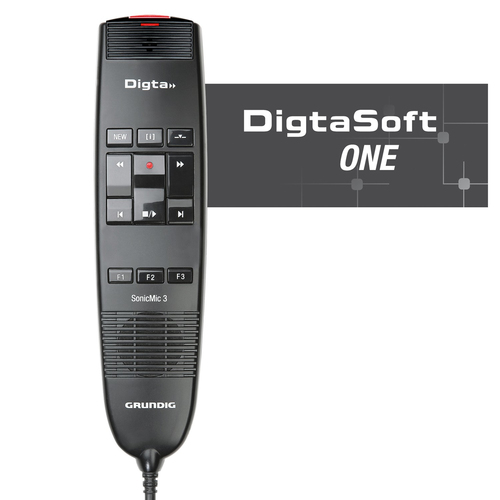 Grundig Digta SonicMic 3 Classic Juoda