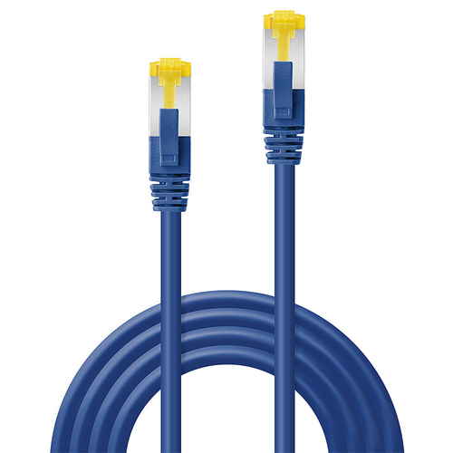 Lindy Patchkabel Cat6A S/FTP LSOH Cat7 Rohkabel blauw 1.00m, afbeelding 3