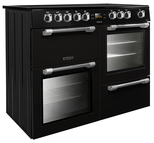 Leisure Cookmaster CK100C210K 100cm wide Electric Range Cooker with Ceramic Hob - Black - A/A Rated, Black - image 5