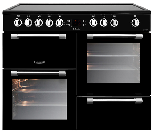 Leisure Cookmaster CK100C210K 100cm wide Electric Range Cooker with Ceramic Hob - Black - A/A Rated, Black - image 1