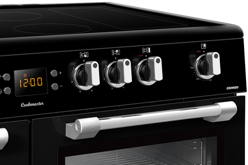 Leisure Cookmaster CK100C210K 100cm wide Electric Range Cooker with Ceramic Hob - Black - A/A Rated, Black - image 2