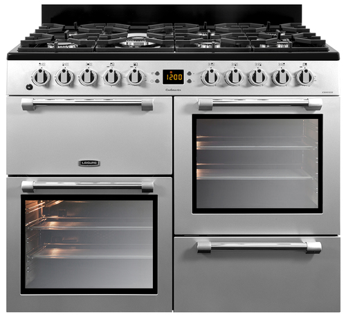 Leisure CK100F232S 100cm Wide Cookmaster Dual Fuel Range Cooker in Sil - image 1
