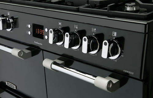 Leisure Cookmaster CK90F232K 90cm wide Dual Fuel Range Cooker with Gas Hob - Black - A/A Rated, Black - image 2