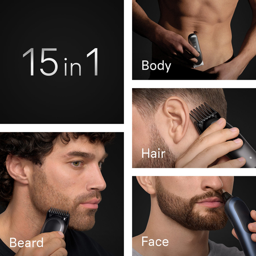 Braun All-in-One Series 7, AIO7580, 15-in-1 Grooming Kit – Blue, New - image 6