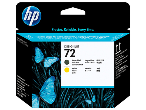 HP 72 Testina – Testina di stampa nero opaco + giallo originale